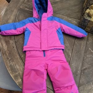 Pink and Purple Columbia Snowsuit